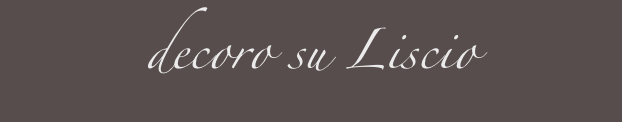 decoro su Liscio